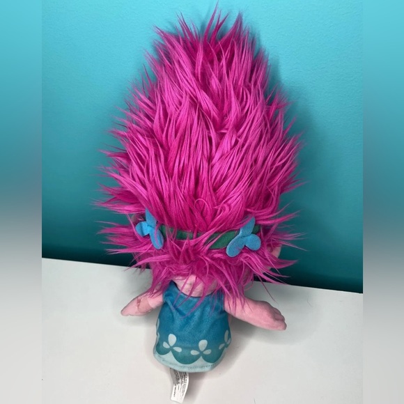 Poppy Pink Troll Plush 17" Dreamworks Trolls Movie Plush Doll Stuffed Toy 2016 - Picture 3 of 4